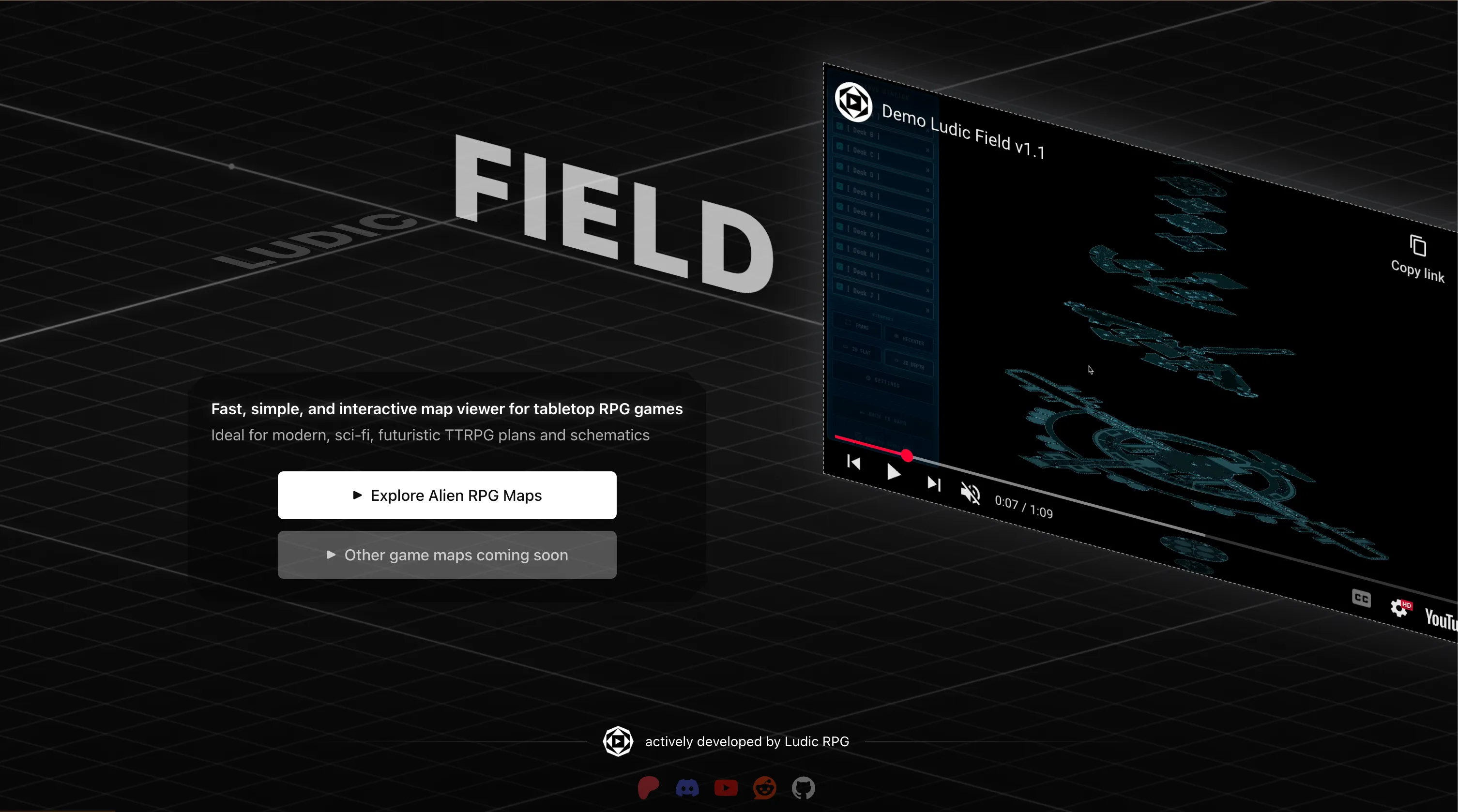 Ludic Field - Interactive Map Viewer for Tabletop RPG